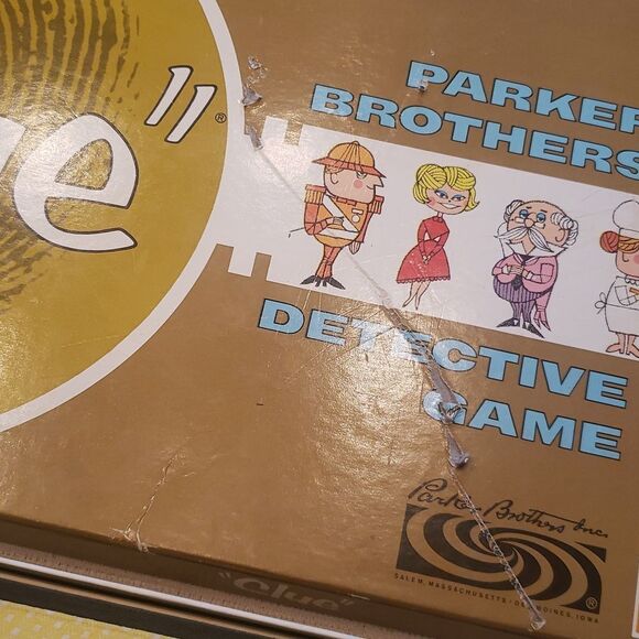 Vintage (1963) Parker Brothers "CLUE" Board Game - Picture 3 of 11